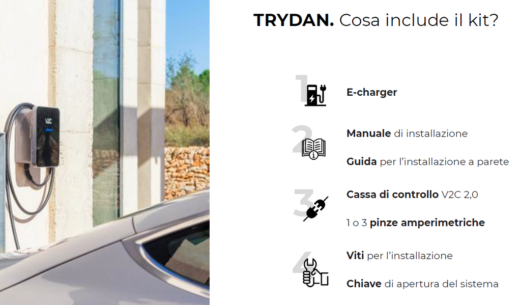 TRYDAN V2C ( sistema di ricarica)