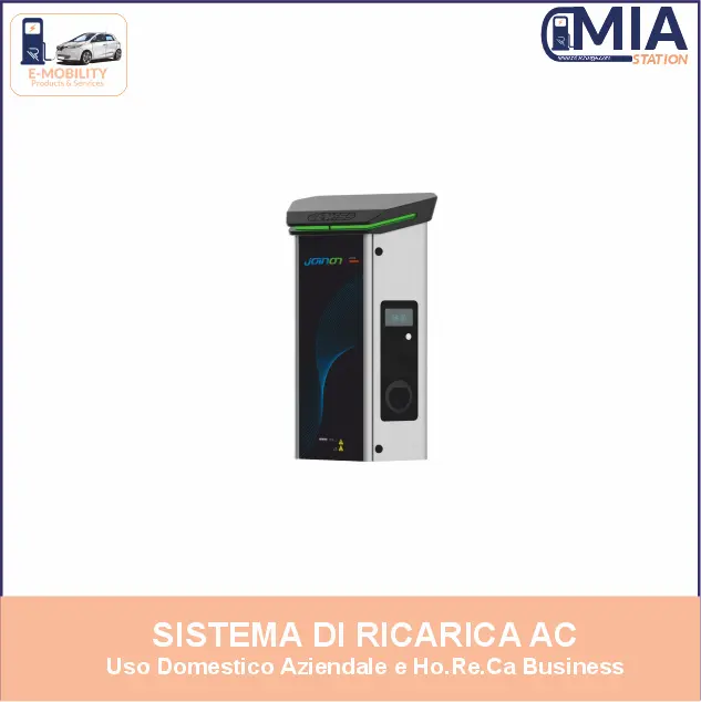 GEWISS WALLBOX I-ON EVO ACCESSO CONTROLLATO M/S-WiFi+LAN-DC LEAKAGE+MCB+RCD