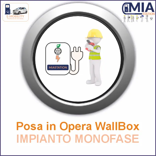 EMO Posa in Opera WallBox Monofase (esclusa WallBox)