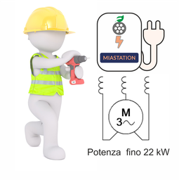 Posa in Opera WallBox Trifase <=22 KW ( Esclusa WallBox)