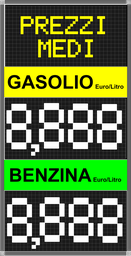[82G0034-M] Display Prezzi Unitari (Gasolio + Benzina) 2ED